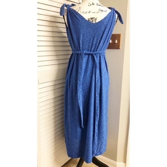 Bridge Gate Vintage Blue Dress Vintage - Picture 2 of 3